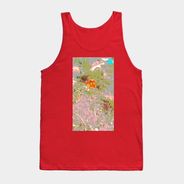 orange wildflower poster Tank Top by callalexi